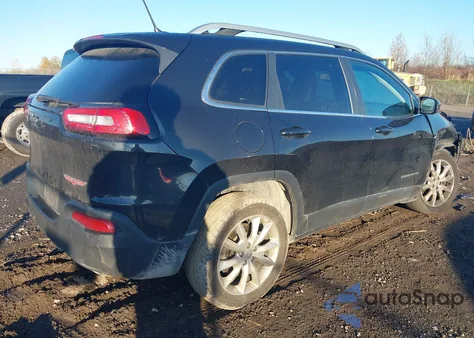2015 Jeep Cherokee Limited из США, поврежденный, VIN 1C4PJLDS1FW643181